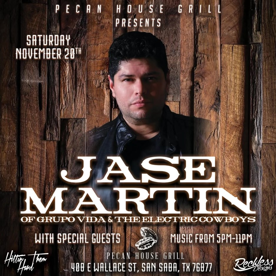 Pecan House Grill Jase Martin