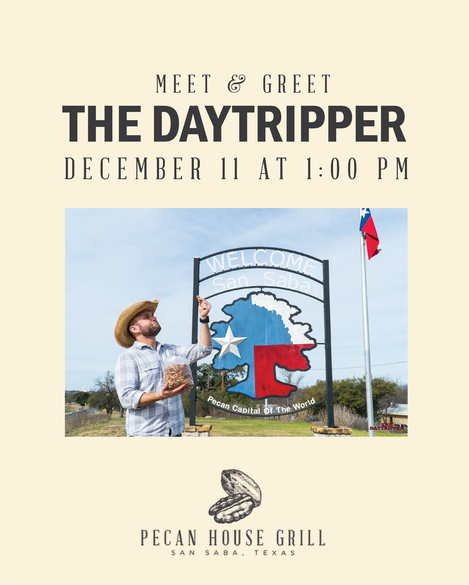 Pecan House Grill-The Daytripper Meet and Greet