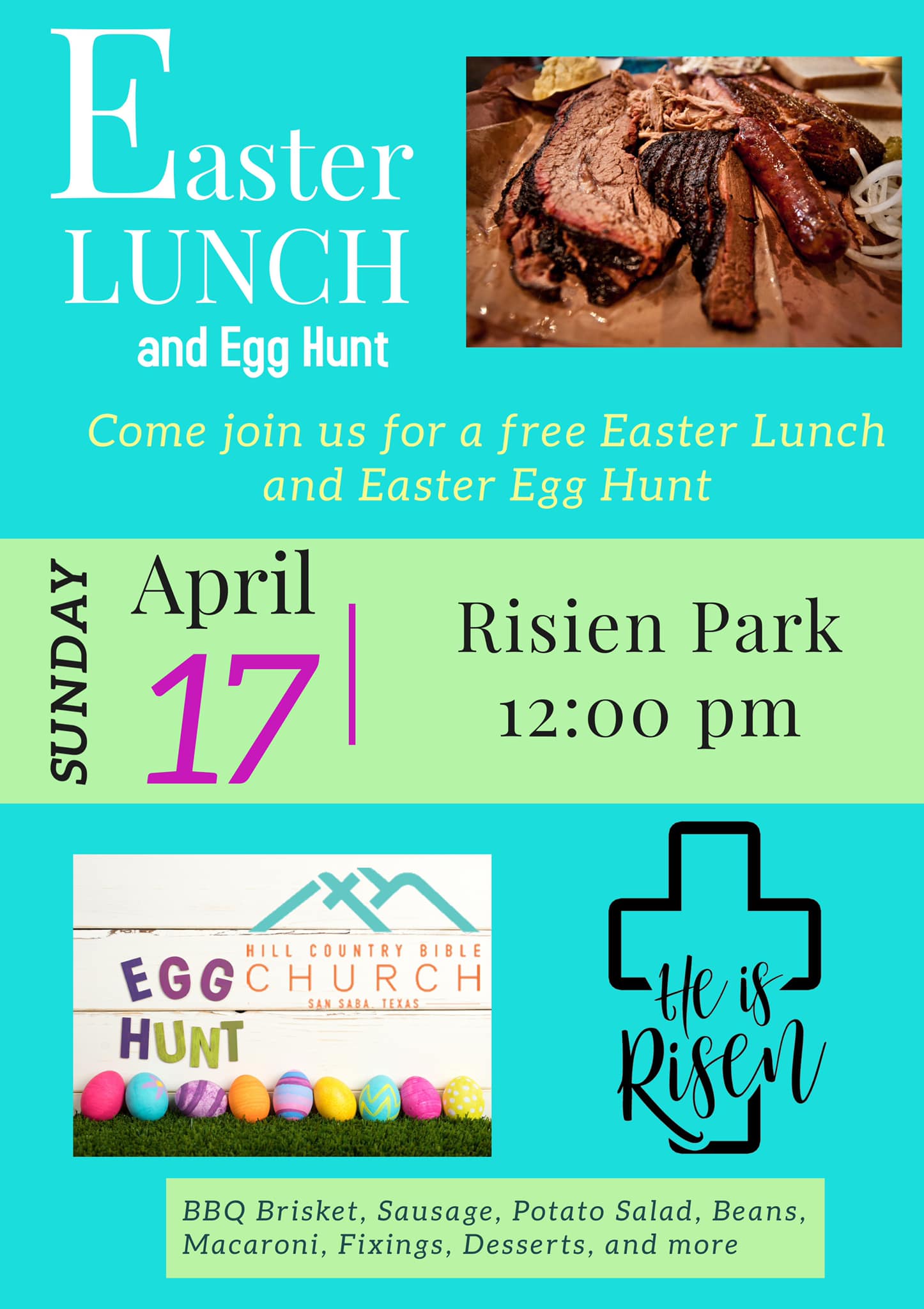Free East BBQ Lunch and Egg Hunt