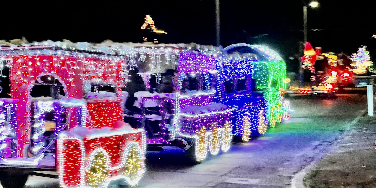 Lighted Christmas Parade in San Saba Texas