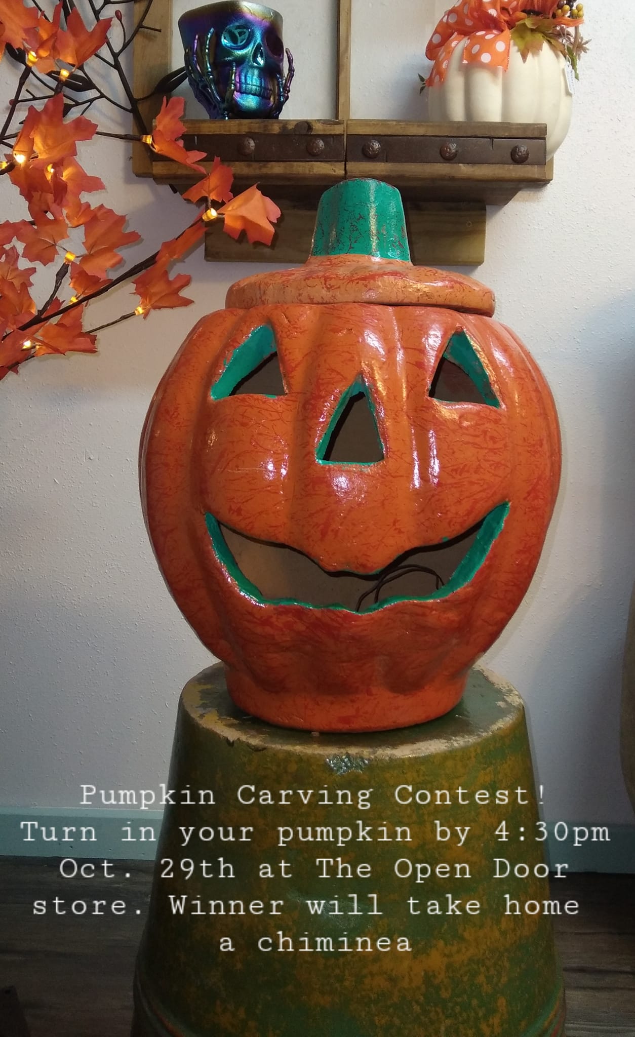 Pumpkin Carving Contest at The Open Door San Saba