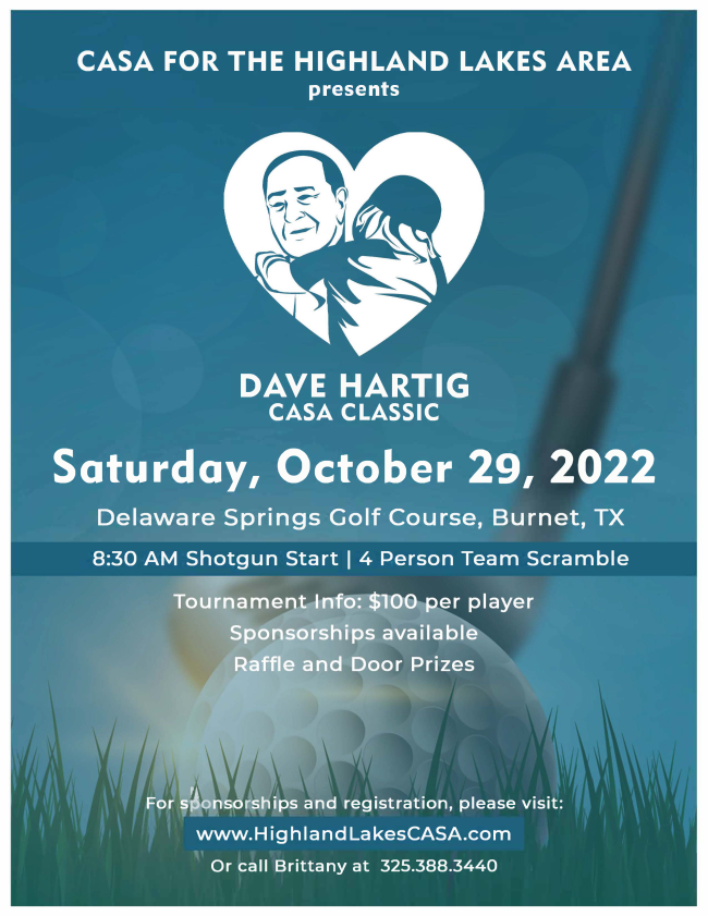 Dave Hartig CASA Classic Golf Tournament
